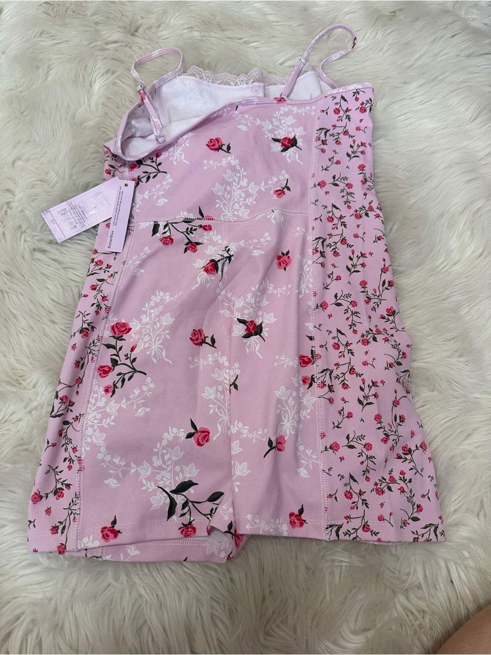 wild fable Light Pink Floral Cami Romper - Picture 3 of 3